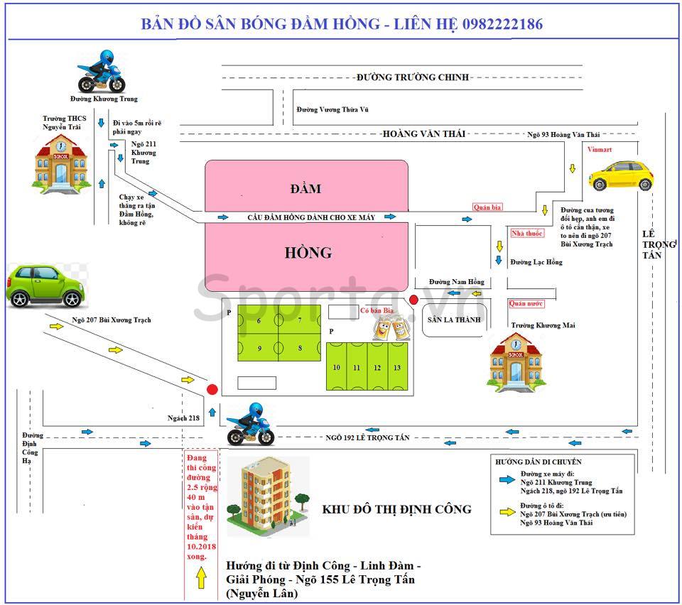 Hình ảnh Sân bóng Đầm Hồng 2 2